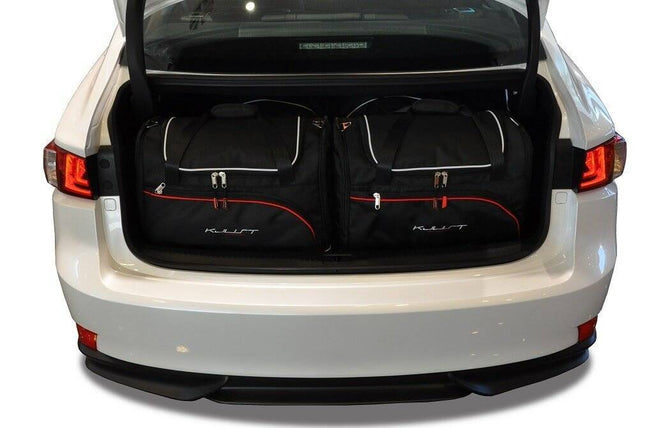 Kjust Kjust Reistassenset voor Lexus IS Sedan vanaf 2013 - Set van 4 Tassen met 2 Roltassen en 2 Sporttassen Harvest Automotive 1