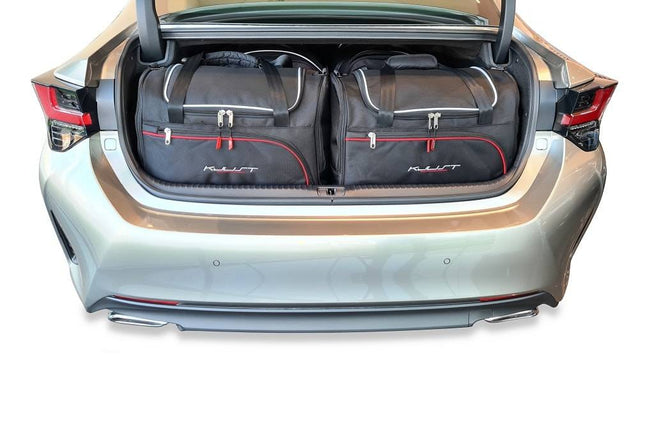 Kjust Kjust Reistassenset voor Lexus RC coupe vanaf 2015 - Set van 4 Tassen met 2 Roltassen en 2 Sporttassen Harvest Automotive 1
