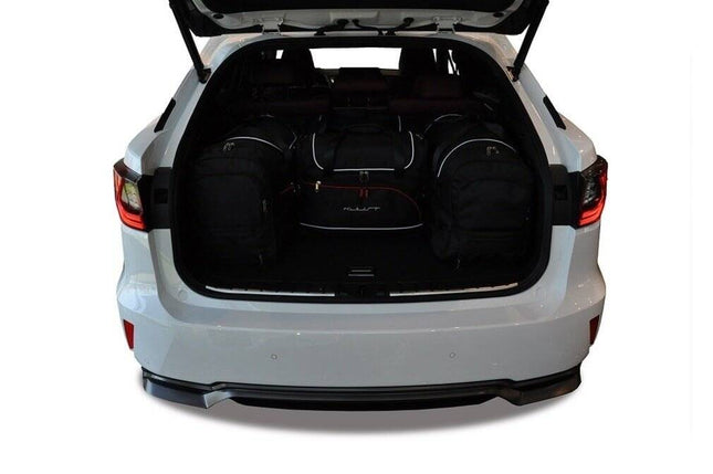 Kjust Kjust Reistassenset voor Lexus RX 5-deurs vanaf 2016 - Set van 5 Tassen met 2 Roltassen 1 Sporttas en 2 Vliegtuigtassen Harvest Automotive 2