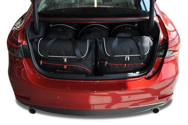Kjust Kjust Reistassenset voor Mazda 6 Sedan 2013-2024 - Set van 5 Tassen met 3 Roltassen en 2 Vliegtuigtassen Harvest Automotive 1