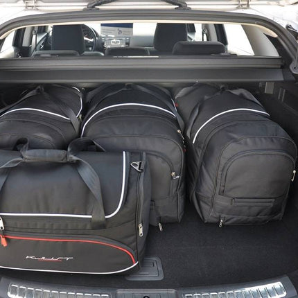 Kjust Kjust Reistassenset voor Mazda 6 stationwagen 2008-2013 - Set van 5 Tassen met 3 Roltassen en 2 Vliegtuigtassen Harvest Automotive 2