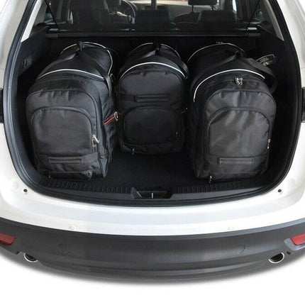 Kjust Kjust Reistassenset voor Mazda CX-5 2012-2017 - Set van 4 Tassen met 3 Roltassen en 1 Sporttas Harvest Automotive 2