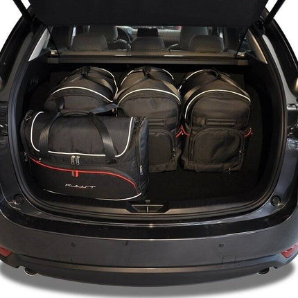 Kjust Kjust Reistassenset voor Mazda CX-5 vanaf 2017 - Set van 5 Tassen met 3 Roltassen en 2 Vliegtuigtassen Harvest Automotive 2