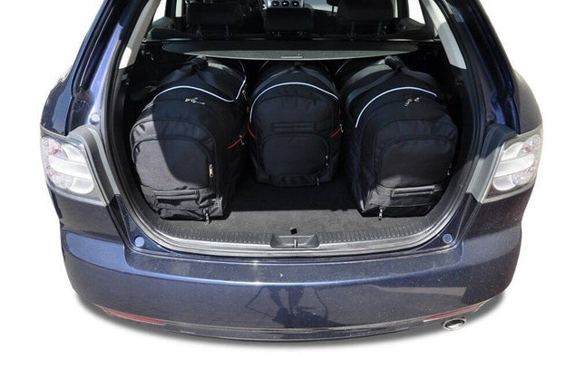 Kjust Kjust Reistassenset voor Mazda CX-7 2007-2013 - Set van 4 Tassen met 3 Roltassen en 1 Vliegtuigtas Harvest Automotive 2