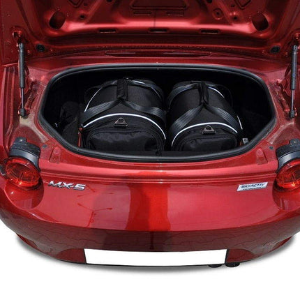 Kjust Kjust Reistassenset voor Mazda MX5 vanaf 2015 - Set van 2 Tassen met 1 Sporttas en 1 Vliegtuigtas Harvest Automotive 1