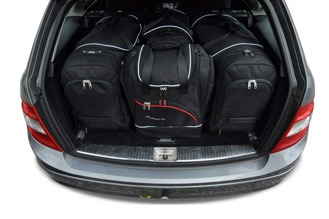 Kjust Kjust Reistassenset voor Mercedes Benz C-Klasse Estate 2007-2014 - Set van 4 Tassen met 2 Roltassen en 2 Sporttassen Harvest Automotive 1