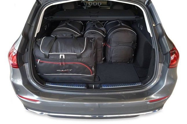 Kjust Kjust Reistassenset voor Mercedes Benz C-Klasse Estate vanaf 2021 - Set van 5 Tassen met 2 Roltassen 2 Sporttassen en 1 Vliegtuigtas Harvest Automotive 2