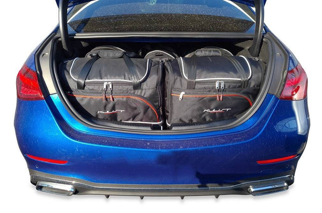Kjust Kjust Reistassenset voor Mercedes Benz C-Klasse Limousine vanaf 2021 - Set van 5 Tassen met 2 Roltassen 2 Sporttassen en 1 Vliegtuigtas Harvest Automotive 1