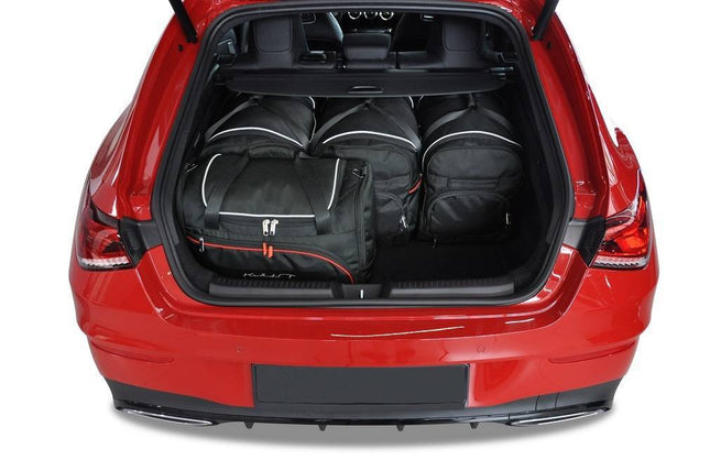 Kjust Kjust Reistassenset voor Mercedes Benz CLA Shooting Brake 2019-2025 - Set van 5 Tassen met 3 Roltassen en 2 Sporttassen Harvest Automotive 2