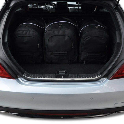 Kjust Kjust Reistassenset voor Mercedes Benz CLS Shooting Brake 2012-2018 - Set van 5 Tassen met 3 Roltassen en 2 Vliegtuigtassen Harvest Automotive 2