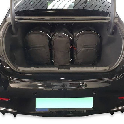 Kjust Kjust Reistassenset voor Mercedes Benz EQE Limousine vanaf 2022 - Set van 5 Tassen met 2 Roltassen 2 Sporttassen en 1 Vliegtuigtas Harvest Automotive 8