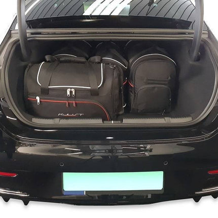 Kjust Kjust Reistassenset voor Mercedes Benz EQE Limousine vanaf 2022 - Set van 5 Tassen met 2 Roltassen 2 Sporttassen en 1 Vliegtuigtas Harvest Automotive 6