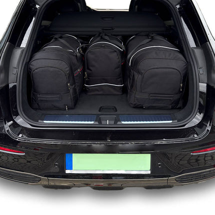 Kjust Kjust Reistassenset voor Mercedes Benz EQE SUV vanaf 2022 - Set van 4 Tassen met 2 Roltassen en 2 Sporttassen Harvest Automotive 2