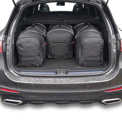 Kjust Kjust Reistassenset voor Mercedes Benz GLC Coupe 2017-2023 - Set van 4 Tassen met 3 Roltassen en 1 Vliegtuigtas Harvest Automotive 2