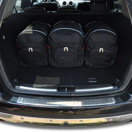 Kjust Kjust Reistassenset voor Mercedes Benz M-Klasse 2005-2011 - Set van 5 Tassen met 3 Roltassen en 2 Sporttassen Harvest Automotive 2