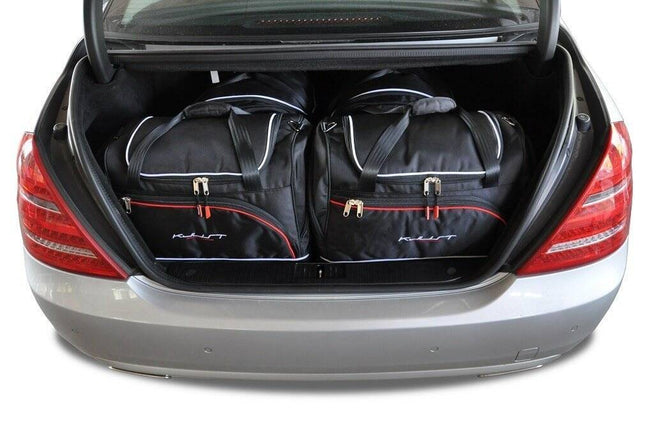 Kjust Kjust Reistassenset voor Mercedes Benz S-Klasse 2005-2013 - Set van 4 Tassen met 2 Roltassen en 2 Sporttassen Harvest Automotive 1