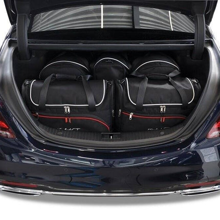 Kjust Kjust Reistassenset voor Mercedes Benz S-Klasse 2013-2020 - Set van 5 Tassen met 2 Roltassen 1 Sporttas en 2 Vliegtuigtassen Harvest Automotive 1