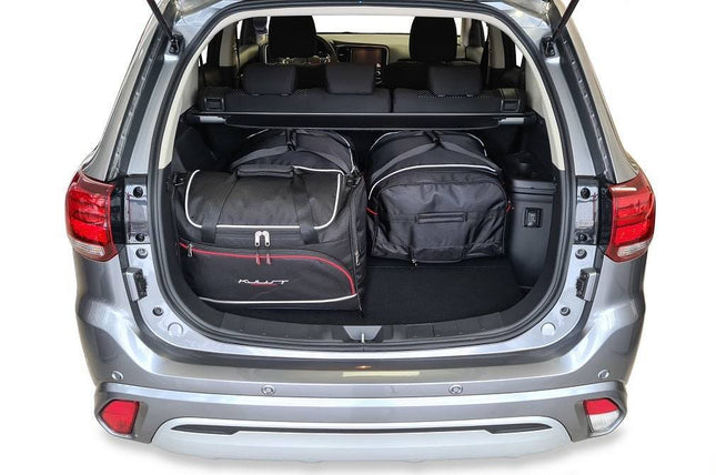Kjust Kjust Reistassenset voor Mitsubishi Outlander 2013-2024 - Set van 4 Tassen met 2 Roltassen en 2 Vliegtuigtassen Harvest Automotive 2