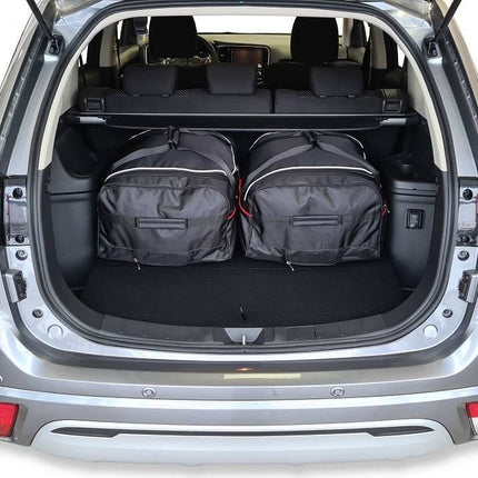 Kjust Kjust Reistassenset voor Mitsubishi Outlander 2013-2024 - Set van 4 Tassen met 2 Roltassen en 2 Vliegtuigtassen Harvest Automotive 3