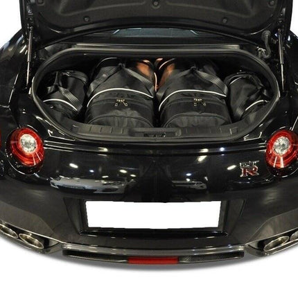 Kjust Kjust Reistassenset voor Nissan GT-R vanaf 2008 - Set van 4 Tassen met 2 Roltassen en 2 Vliegtuigtassen Harvest Automotive 1