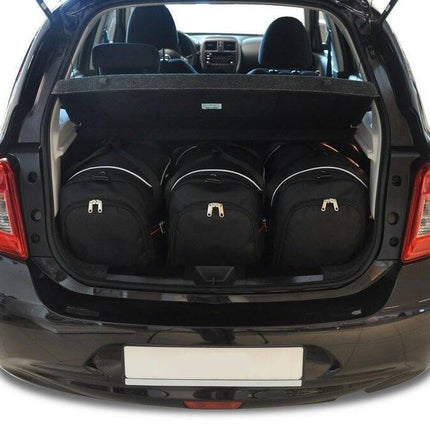 Kjust Kjust Reistassenset voor Nissan Micra 5-deurs 2010-2017 - Set van 3 Tassen met 3 Sporttassen Harvest Automotive 1