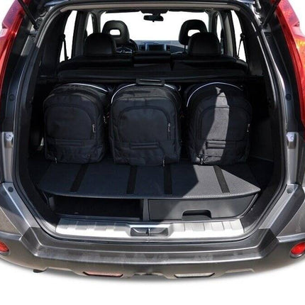 Kjust Kjust Reistassenset voor Nissan X-trail 2007-2014 - Set van 5 Tassen met 3 Roltassen en 2 Vliegtuigtassen Harvest Automotive 2