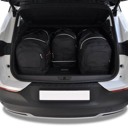 Kjust Kjust Reistassenset voor Opel Grandland X 2018-2024 - Set van 4 Tassen met 2 Roltassen 1 Sporttas en 1 Vliegtuigtas Harvest Automotive 2