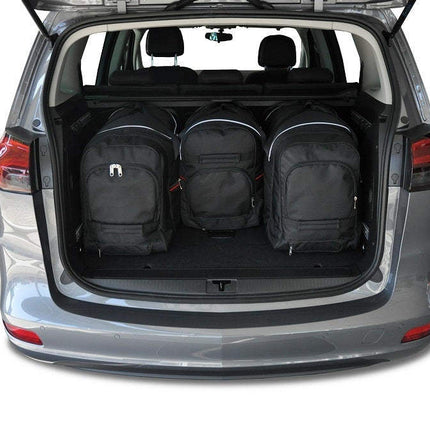 Kjust Kjust Reistassenset voor Opel Zafira Tourer 2011-2019 - Set van 4 Tassen met 3 Roltassen en 1 Sporttas Harvest Automotive 2