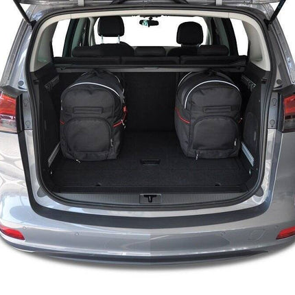 Kjust Kjust Reistassenset voor Opel Zafira Tourer 2011-2019 - Set van 5 Tassen met 3 Roltassen en 2 Vliegtuigtassen Harvest Automotive 4