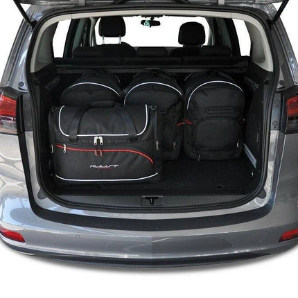 Kjust Kjust Reistassenset voor Opel Zafira Tourer 2011-2019 - Set van 5 Tassen met 3 Roltassen en 2 Vliegtuigtassen Harvest Automotive 2