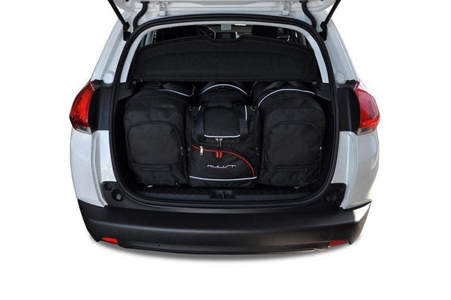 Kjust Kjust Reistassenset voor Peugeot 2008 2013-2019 - Set van 4 Tassen met 2 Roltassen 1 Sporttas en 1 Vliegtuigtas Harvest Automotive 1