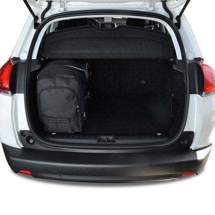 Kjust Kjust Reistassenset voor Peugeot 2008 2013-2019 - Set van 4 Tassen met 2 Roltassen 1 Sporttas en 1 Vliegtuigtas Harvest Automotive 4