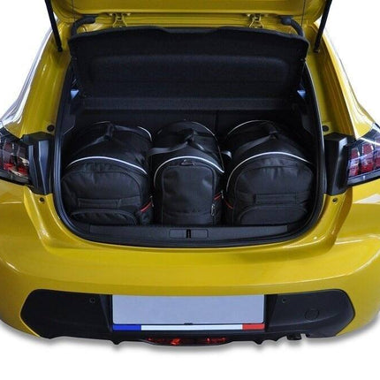 Kjust Kjust Reistassenset voor Peugeot 208 5-deurs vanaf 2019 - Set van 3 Tassen met 2 Roltassen en 1 Vliegtuigtas Harvest Automotive 1