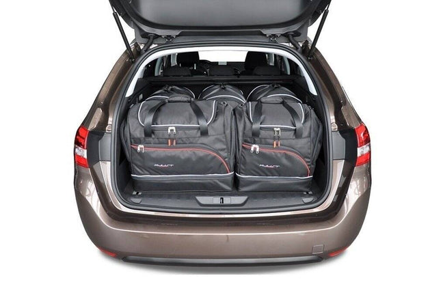 Kjust Kjust Reistassenset voor Peugeot 308 5-deurs 2013-2021 - Set van 5 Tassen met 3 Roltassen en 2 Sporttassen Harvest Automotive 1