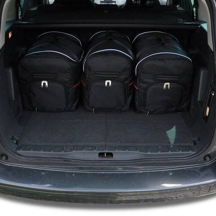 Kjust Kjust Reistassenset voor Peugeot 5008 2009-2017 - Set van 5 Tassen met 3 Roltassen en 2 Sporttassen Harvest Automotive 2
