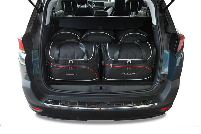 Kjust Kjust Reistassenset voor Peugeot 5008 2017-2024 - Set van 5 Tassen met 3 Roltassen en 2 Vliegtuigtassen Harvest Automotive 1