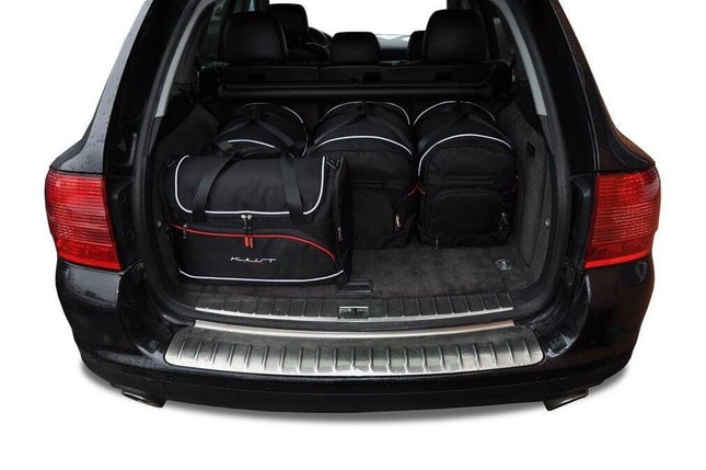 Kjust Kjust Reistassenset voor Porsche Cayenne 2002-2010 - Set van 5 Tassen met 3 Roltassen en 2 Vliegtuigtassen Harvest Automotive 2