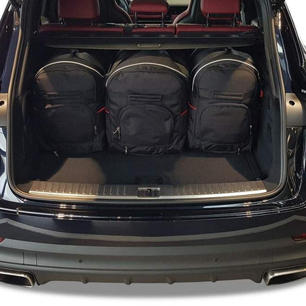 Kjust Kjust Reistassenset voor Porsche Cayenne vanaf 2018 - Set van 5 Tassen met 3 Roltassen en 2 Vliegtuigtassen Harvest Automotive 2