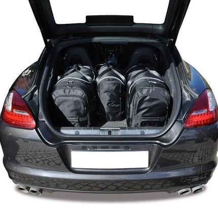 Kjust Kjust Reistassenset voor Porsche Panamera 2009-2017 - Set van 4 Tassen met 2 Roltassen en 2 Vliegtuigtassen Harvest Automotive 2