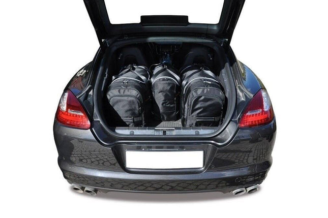 Kjust Kjust Reistassenset voor Porsche Panamera 2009-2017 - Set van 4 Tassen met 2 Roltassen en 2 Vliegtuigtassen Harvest Automotive 2