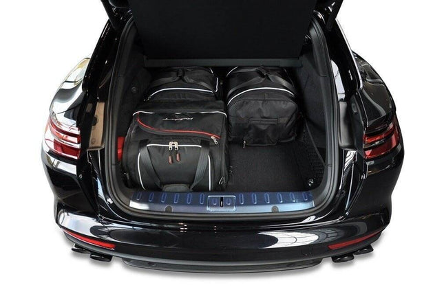 Kjust Kjust Reistassenset voor Porsche Panamera Sport Turismo 2017-2024 - Set van 4 Tassen met 2 Roltassen en 2 Sporttassen Harvest Automotive 2