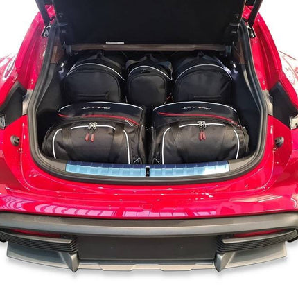 Kjust Kjust Reistassenset voor Porsche Taycan Cross Turismo vanaf 2020 - Set van 5 Tassen met 2 Roltassen en 3 Vliegtuigtassen Harvest Automotive 1