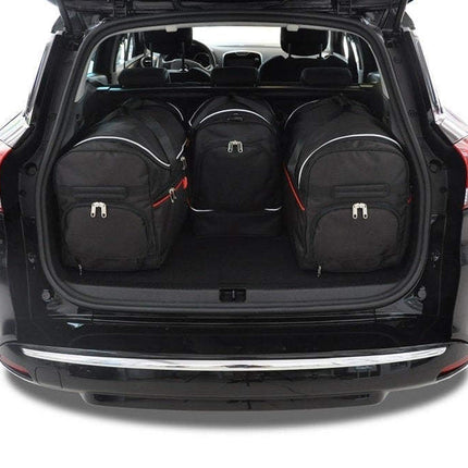 Kjust Kjust Reistassenset voor Renault Clio Sport Tourer 2008-2013 - Set van 4 Tassen met 2 Roltassen en 2 Sporttassen Harvest Automotive 2