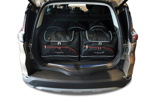 Kjust Kjust Reistassenset voor Renault Espace 2015-2022 - Set van 5 Tassen met 3 Roltassen en 2 Sporttassen Harvest Automotive 1