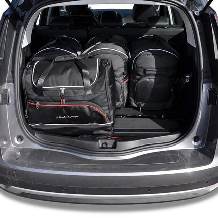 Kjust Kjust Reistassenset voor Renault Grand Scenic 2017-2023 - Set van 5 Tassen met 3 Roltassen en 2 Sporttassen Harvest Automotive 2