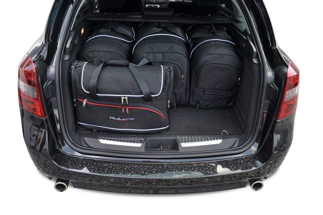 Kjust Kjust Reistassenset voor Renault Laguna Sport Tourer 2008-2015 - Set van 5 Tassen met 3 Roltassen en 2 Vliegtuigtassen Harvest Automotive 2