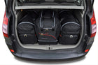 Kjust Kjust Reistassenset voor Renault Scenic 2003-2009 - Set van 4 Tassen met 2 Roltassen en 2 Sporttassen Harvest Automotive 1
