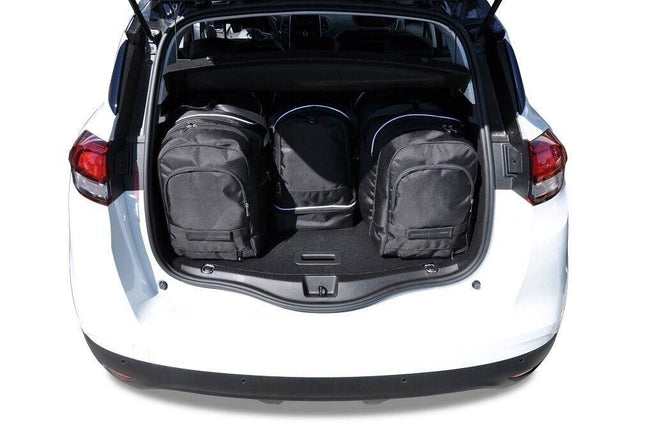 Kjust Kjust Reistassenset voor Renault Scenic 2017-2021 - Set van 4 Tassen met 2 Roltassen en 2 Sporttassen Harvest Automotive 2