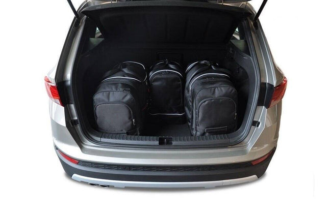 Kjust Kjust Reistassenset voor Seat Ateca vanaf 2016 - Set van 4 Tassen met 2 Roltassen en 2 Sporttassen Harvest Automotive 2