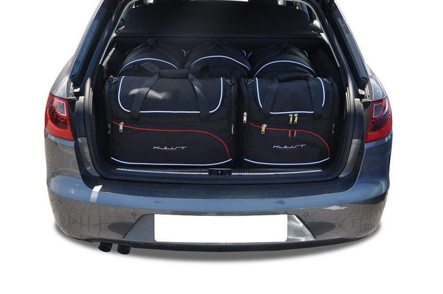 Kjust Kjust Reistassenset voor Seat Exeo ST stationwagen 2009-2013 - Set van 5 Tassen met 3 Roltassen en 2 Vliegtuigtassen Harvest Automotive 1